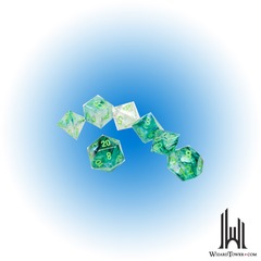 Borealis - Polyhedral 7-die Set Kelp/Light Green Luminary